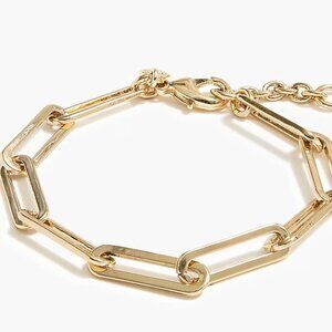 J Crew Paper-clip link bracelet, NWT